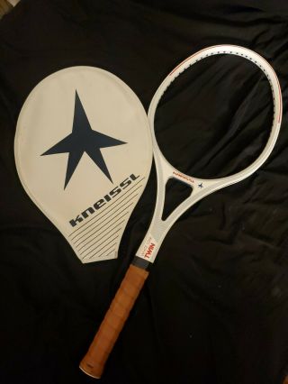 Rare Kneissl White Star Twin Graphite 4 1/2 " Grip Tennis Racquet Austria