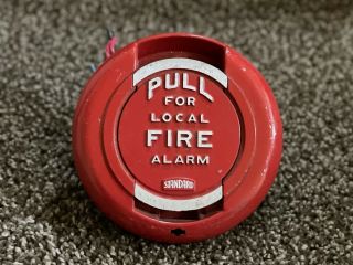 Vintage Rare Standard Electric 200179 Fire Alarm Pull Station (u1)