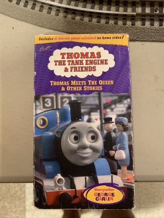 Thomas The Tank Engine Meets The Queen Vhs 1997 Season 4 George Carlin Rare