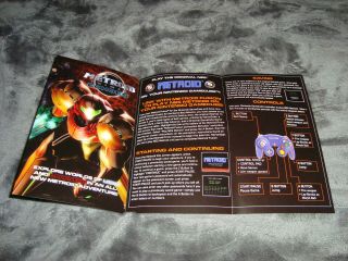 Metroid Prime 2 Echoes Manager promotional Letter Insert rare gamecube nintendo 3