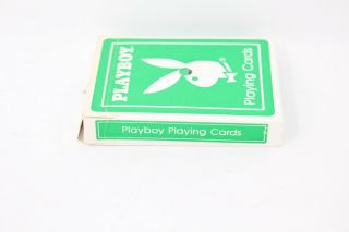 Vintage Playboy Playing Cards Green Deck US Playing Card Co Rare 3