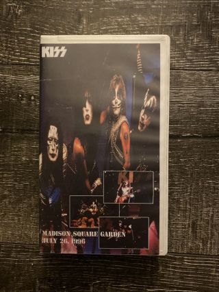 Kiss Rare Madison Square Garden July 26 1996 Concert Fan Made Vhs Tape