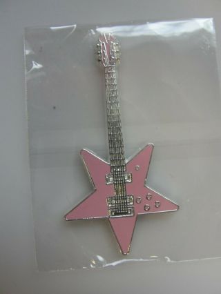 Rare 2004 Somalia Electric Guitar Coin Silver Plated Pink Shepard 