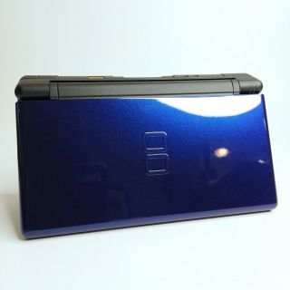 Nintendo Ds Lite Console Cobalt Black Blue Rare Same Day