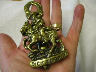 Antique/ Vintage Brass `dick Turpin` Highwayman Door Knocker.