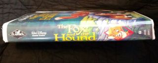Very Rare The Fox And The Hound,  A Walt Disney Classic VHS Black Diamond Edition 3