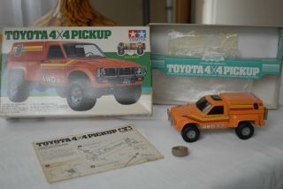 Tamiya Vintage 1982 1/32 4wd Mini Toyota Hilux 4x4 Jr Boxed,  Extremely Rare No3