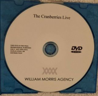 RARE The Cranberries Live Promo DVD 3