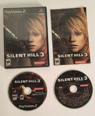 Silent Hill 3 - Playstation 2,  Ps2 - Complete Cib With Soundtrack Bl Rare