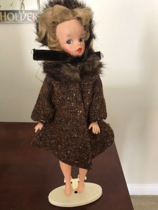 Vintage Homemade Tammy Doll Coat And Hat.  Doll Not.