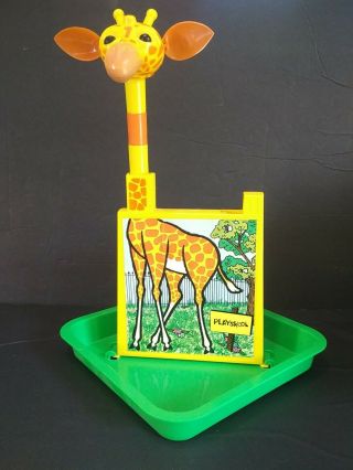 Vtg 1960’s Playskool Giraffe Board Game Milton Bradley No.  210 Rare Read