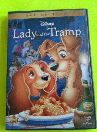 Lady And The Tramp (dvd,  2012) Authentic Disney Us Release Rare Out Of Print