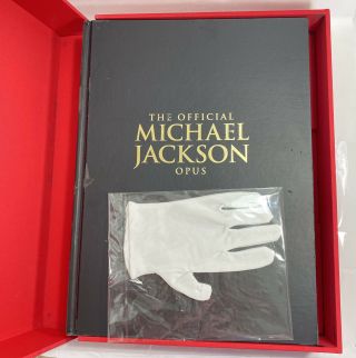 1st Edition Official Michael Jackson Opus Book & Glove Rare