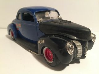 Vintage Amt 1940 Ford Deluxe Coupe 3 In 1 Built Customizing Kit
