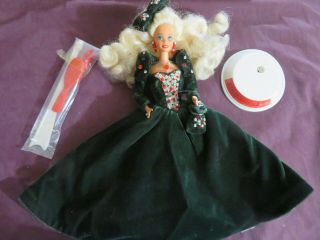 Vintage 1991 Christmas Happy Holidays Special Edition Barbie Doll No Box Nr