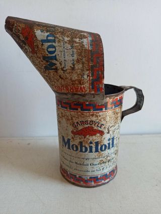 Vintage Rare Almotolia Oil Can Gargoyle - Mobiloil