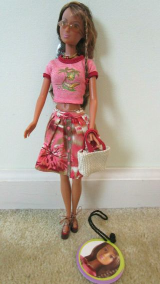 Fashion Fever 2004 Kayla In Pink Island Skirt Outfit Rare No Tube