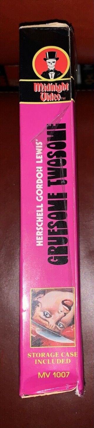 GRUESOME TWOSOME VHS BIG BOX HORROR MIDNIGHT VIDEO 1982 SELECT A TAPE RARE 2