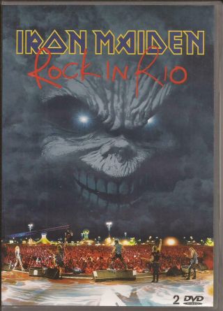 Iron Maiden Rock In Rio 2 Dvd Set Rare Region 1 Bruce Dickinson 2002