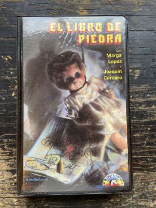 El Libro De Piedra Horror Film Beta Rare Unicorn Video Movie Vintage Tape 80’s