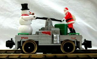 Lionel 8 - 87203 Santa And Snowman Hand Car Rare