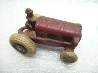 Antique Cast Iron Arcade Ac Tractor