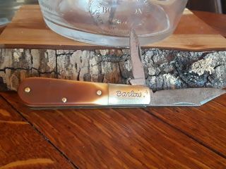 Vintage Old Cutler Barlow Pocket Knife Patent 3,  317,  996 Made In Usa (rare)