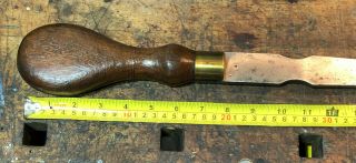 Antique English Make Turnscrew Wood Handled Screw Driver 28 