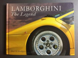 1998 Lamborghini Legend Hardcover Book By David Hodges - Rare Awesome L@@k