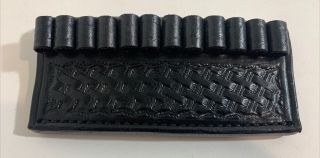 Vtg Bucheimer Leather B4aw Ammo Belt Holster Rare 9mm