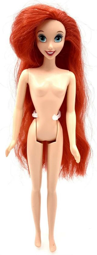 Mattel Disney Princess Ariel Little Mermaid Barbie Doll Vintage 1997 Nude 11”