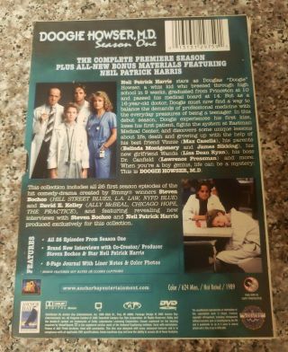 Doogie Howser M.  D.  Complete Series DVDs RARE Season 1,  2,  3 & 4 3