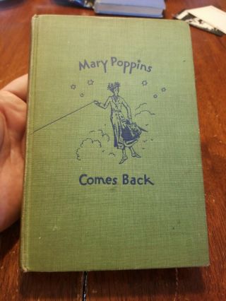 Mary Poppins Comes Back 1935 P.  L.  Travers 1st First Edition Rare