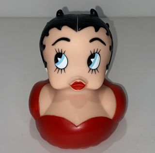 Vintage 1999 Kfs Inc.  Celebriducks Betty Boop Rubber Duck Duckie Rare Blue Eyes