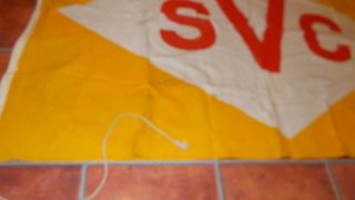 RARE LARGE VINTAGE SHIPS FLAG VECTIS CO.  ISLE OF WIGHT 2