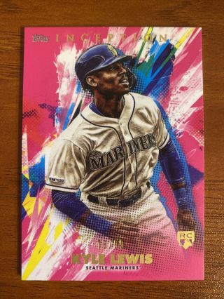 2020 Topps Inception Kyle Lewis Rookie Pink Parallel 78/99 Rare Roy Rc