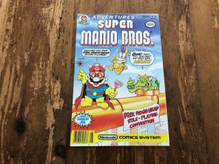 Adventures Of The Mario Bros 7 Valiant Nintendo Comic Rare 1991 T