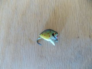 (RARE) Heddon Punkie Spook Fly Fishing Lure Pumpkin Seed UNFISHED? 12/20 2