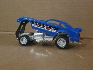 Tootsietoy Mustang Funny Car Crager Dragster Rare Vintage 1/43 ? 5 3/4 " Long