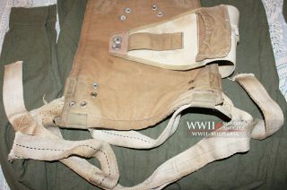 WWII RAF Battle of Britain Fighter Pilot ' s Seat Parachute Harness Authentic Rare 2