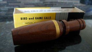 Rare Vintage Sears,  Roebuck And Co.  Duck Call Model 2192