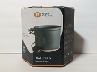 Rare The Powerpot V Thermoelectric Generator Charge Your Device Heat 5 Watt Usb