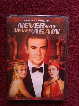 Dvd Never Say Never Again (2000) Very Rare Oop 1983 Sean Connery 007 James Bond