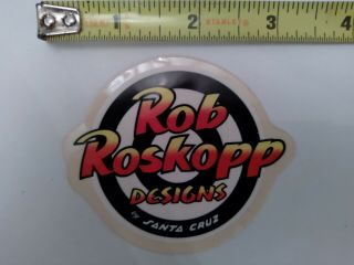 Vintage Santa Cruz Skateboards Rob Roskopp Designs Sticker Nos