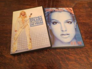 Rare Britney Spears Live From Las Vegas & In The Zone Dvd W/ Artwork,  Cd
