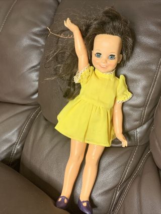 Vintage Ideal Toy Corp.  Growing Hair Doll 1970s 15 Inches