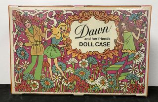 Vintage 1971 Deluxe Topper Toys Dawn And Her Friends Vinyl Doll Case