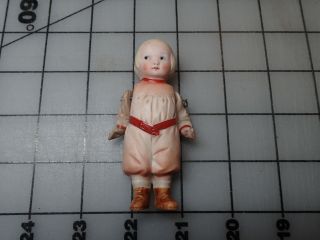 Antique All Bisque Hertwig Campbell Kid Molded Clothes Made For Horsman