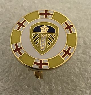 Very Rare & Old Leeds United Supporter Enamel Pin Badge -