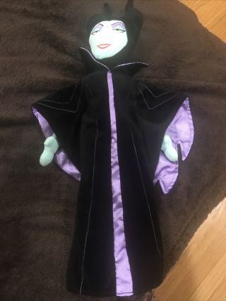 Rare Disney 20 " Maleficent Plush Doll Sleeping Beauty 60th Anniversary
